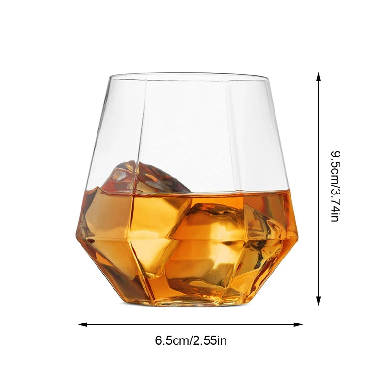 Shatterproof Plastic Wine Glass Unbreakable PCTG Red Wine Tumbler Glasses Cups Reusable Transparent Fruit Juice Beer Cup